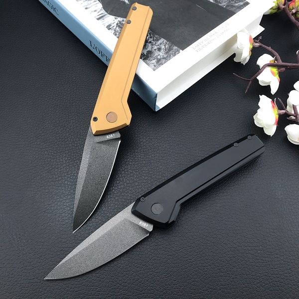 BK 838 Taktisches Taschenmesser 440c Blade T6 Aluminium Griff höherwertiger multi-kalbuktiver Camping-Self-Überlebensmesser im Freien im Freien.