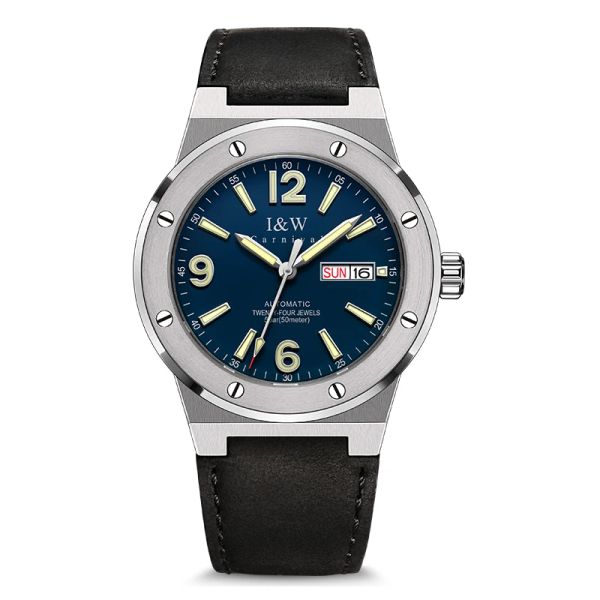 Оборудование 2021 Новая Швейцария I W Mechanical Watch for Men Brand Brand Automatic Watch 50 м.