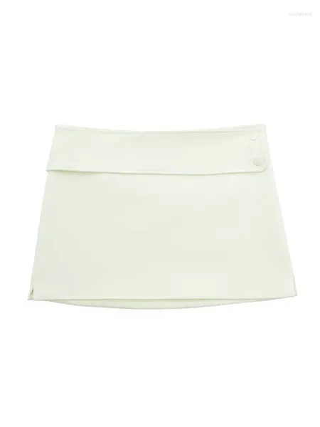 Юбки женские мини сексуальные с низкой талией женские белые уличные одежды шикарные пояса украшения летняя короткая юбка