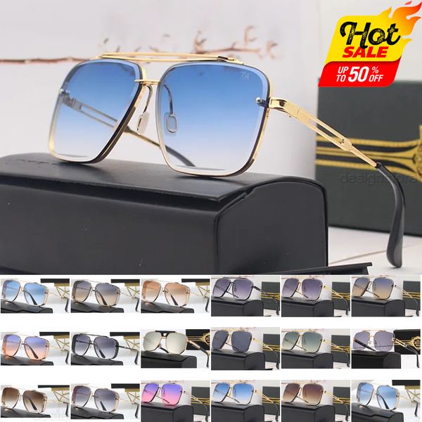 Dita Sonnenbrille für Mann und Frau, Goggle, Strand-Sonnenbrille, Retro, kleiner Rahmen, UV400, Unisex-Sonnenbrille, 7 Farben, optional, Top-Qualität mit Box