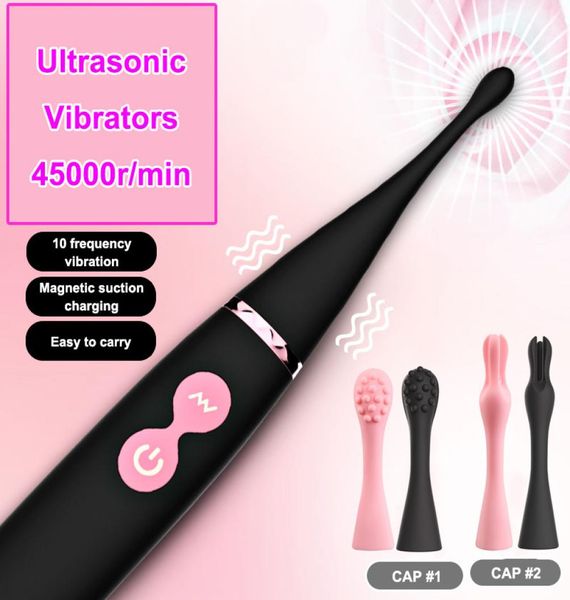 Vibradores ultrassônicos de alta frequência para mulheres, grito rápido, orgasmo, ponto G, estimulador de clitóris, clitóris, massageador de mamilo, brinquedos sexuais T3555451