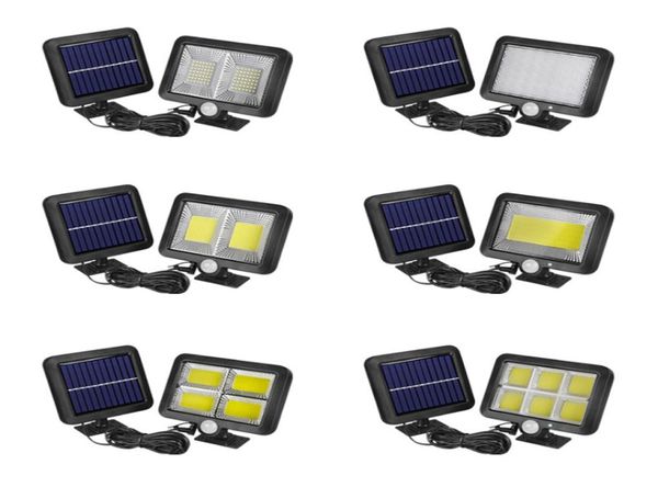 Split Sensor Street Light Garden Wall Lamp LED Solar Floodlight9814004