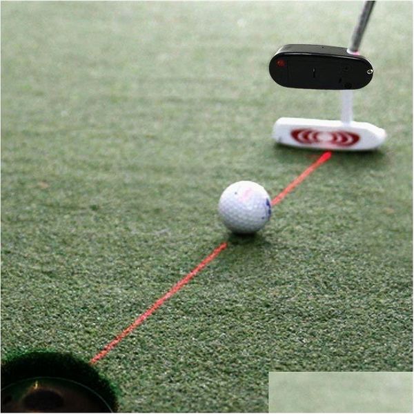 Altri prodotti per il golf Putter nero Puntatore laser Putting Training Obiettivo Line Corrector Imp Aid Tool Accessori per la pratica Drop 201026 Deliv Dhgio