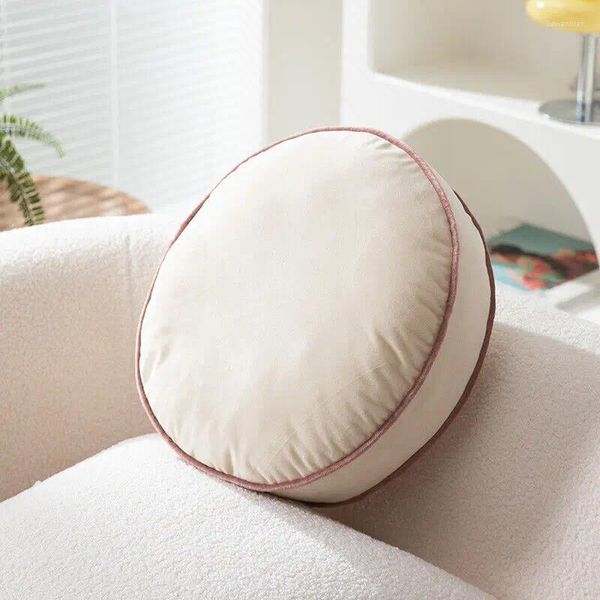 Подушка круглая мягкая бархатная напольная футон татами в японском стиле современный домашний декор на диване, стуле