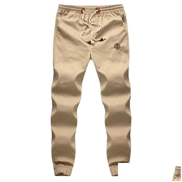 Мужские брюки оптом-большой размер M-5XL Новый дизайн Повседневная винтажная мода Beam Foot Мужчины Летние бегуны Гарем 4 Прямая доставка Одежда Clo Dh8Q4