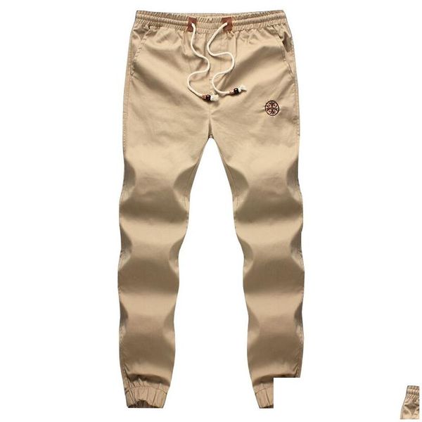 Herrenhosen Großhandel-Große Größe M-5Xl Neues Design Casual Vintage Mode Strahl Fuß Männer Sommer Jogger Harem 4 Drop Lieferung Bekleidung Clo Dh8Q4