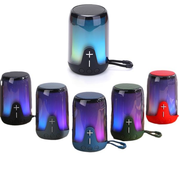 Autentico altoparlante Bluetooth TG652 Pulse Bassi profondi Suono stereo RGB Pulse Light Partybox Mini Altoparlanti portatili supportano il distico TWS TF AUX