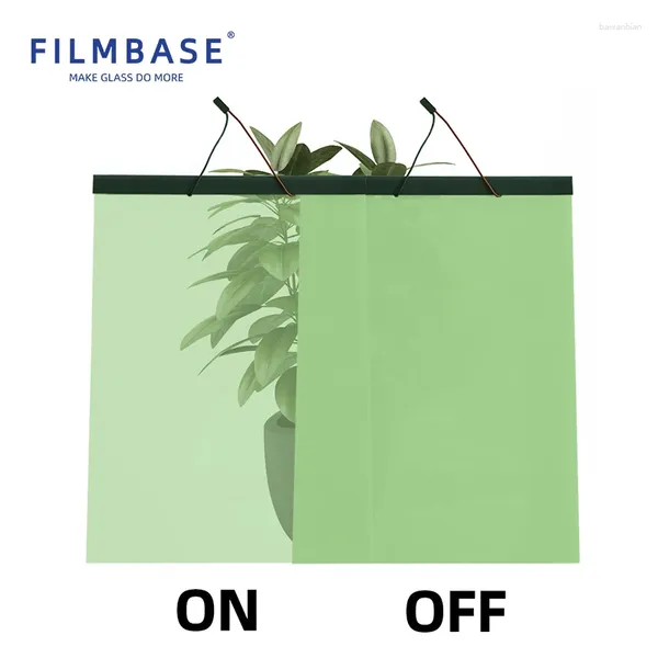 Fensteraufkleber FILMBASE COLORS SMART FILM, umschaltbar, können in die vorhandenen Gläser eingebaut werden