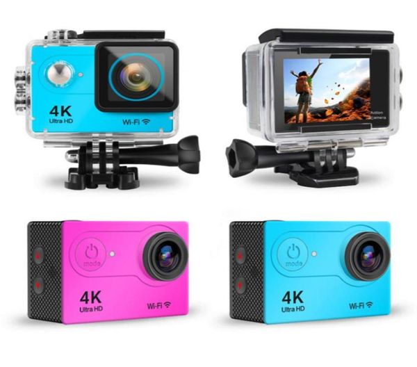 Ecken H9 Action Camera Ultra HD 4K 30FPS WiFi 20 QUOT 170D Подводный водонепроницаемый шлем видео камеры записывания спортивной CAM 309A78030666