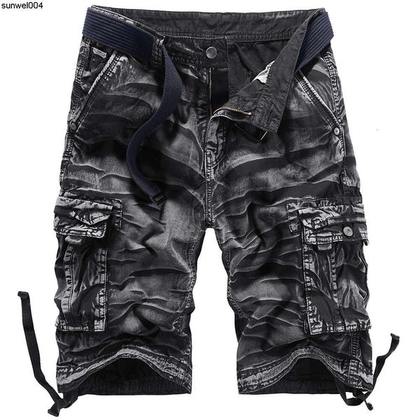 Designer-Shorts, neue Explosionen, Herren-Baumwoll-Camouflage-Overall, Shorts, große, lockere Five-Point-Multi-Bag-Hose, US-Weltkrieg, Outdoor-Training, Militär