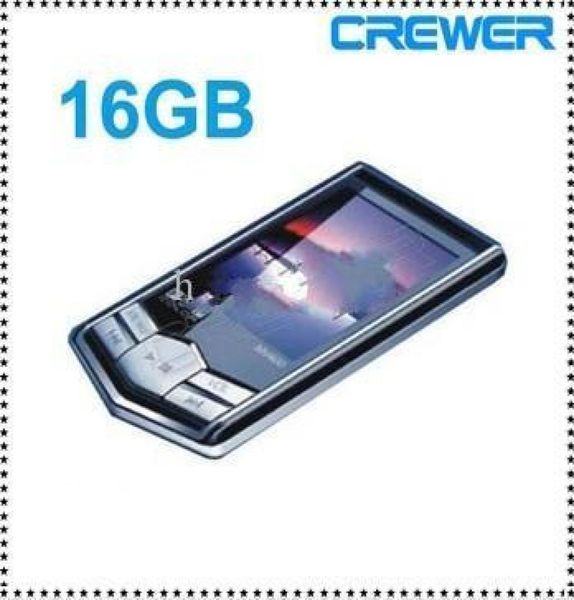 Todo MP4 Player MP3 Players Novo 8GB 16GB Slim Tela LCD PMP Video Media FM Radio Player ship2558310