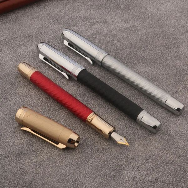 1 peça jinhao 92 estrela caneta tinteiro metal ef f m nib negócios escritório material escolar canetas de tinta de escrita 240319