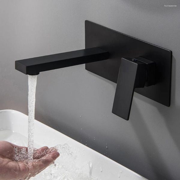 Badezimmer-Waschtischarmaturen SKOWLL Wasserhahn Einlochgriff Wandmontage Gefäßarmaturen Waschtisch SK-06103
