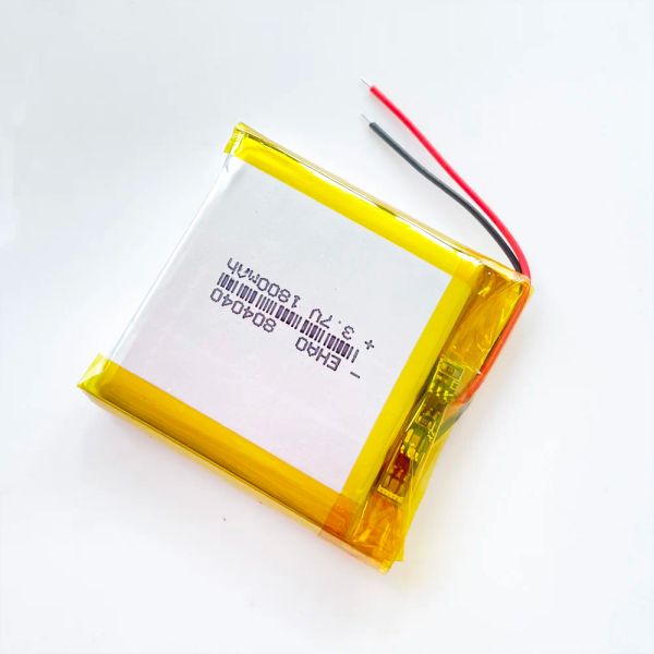 10 PCs 804040 3,7V 1800m Polímero de lítio Bateria recarregável para MP3 GPS PSP DVD Video de telefone Mobile Video Game Recorder Recorder