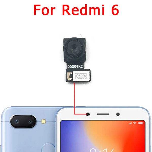 Xiaomi için Frontal Selfie Kamera Redmi 7 7A 8 8A 9 9A 9C 9T 5 Plus 5A 6 6A Ön Kamera Modülü Küçük Görünüm Parçaları