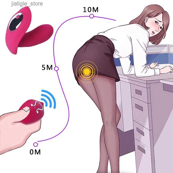 Andere Gesundheit Schönheitsgegenstände Fernbedienung Wearable Vibrator Dildo Vibratoren für Frauen G-Punkt-Klitoris Invisible Butterfly Höschen vibrieren S 18 Y240402