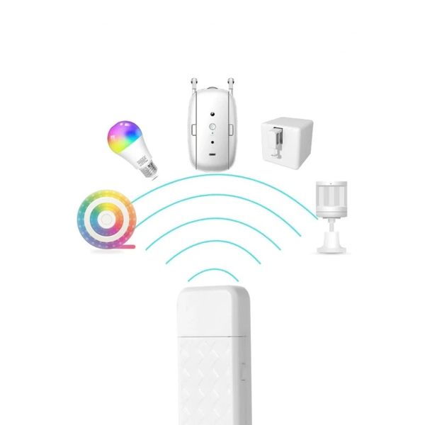2024 Gateway wireless USB intelligente Gateway mesh Bluetooth Sistema gateway compatibile con Bluetooth APP Smart Life Controllo casa intelligente
