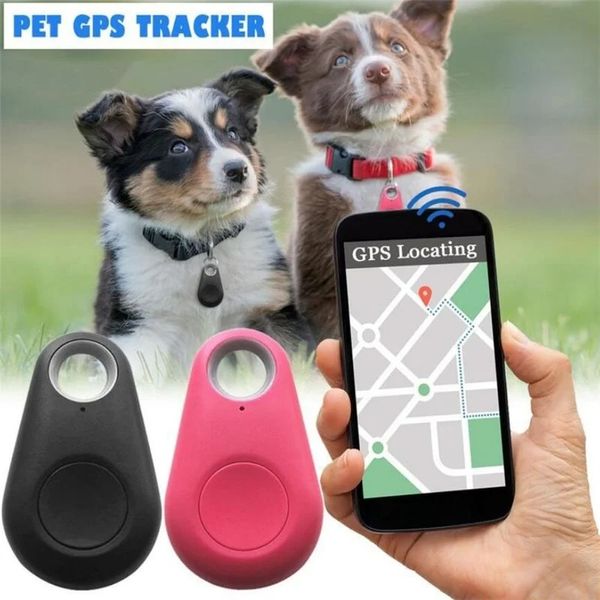 Yeni 2024 Mini Moda Akıllı Köpek Evcil Hayvanları Bluetooth 4.0 GPS Tracker Anti-Lost Alarm Etiketi Kablosuz Çocuk Çantası Cüzdan Anahtar Bulucu LocatorTracker