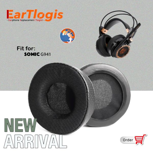 Aksesuarlar Eartlogis Yeni Varış Yedek Kulak Pedleri Somik G941 G941 Kulaklık Earmuff Kapak Yastıkları Earpads