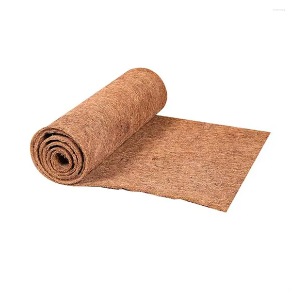 Tapetes 20/25x100cm Coconut Palm Mat Cuttable Floor Liner Sheet Non-Slip Porta Coir Roll Fibra Tapete