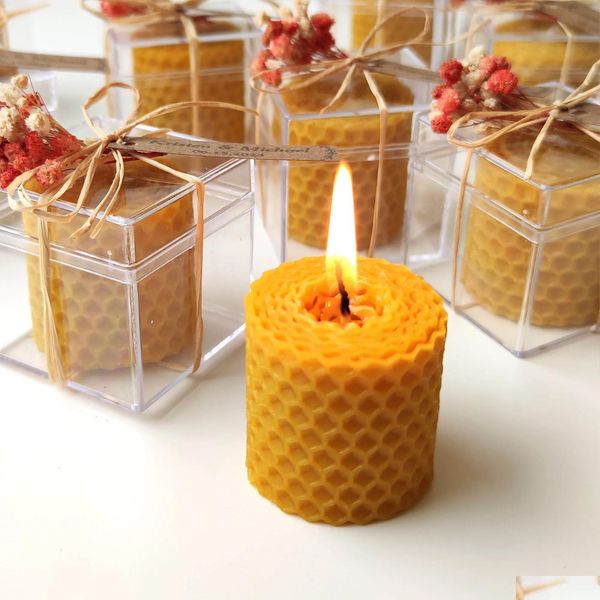 Kerzen Hochzeitskerzenbevorzugungen Natürliches Geschenk für Beex Geburtstagsbevorzugung Jubiläumsgeschenke Brautparty Drop-Lieferung Hausgarten-Dekor Dhoju