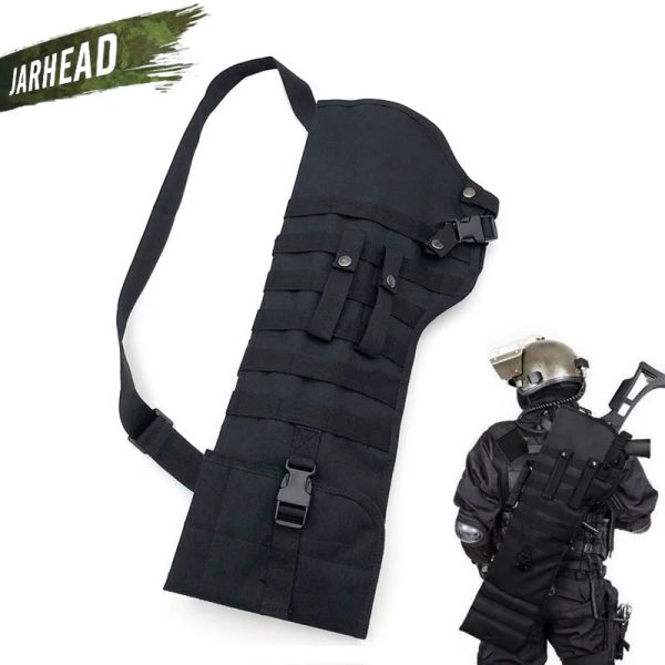 Sacos ao ar livre tático rifle shotgun sacos de náilon assalto militar longo arma faca saco multifuncional portátil gunstock saco