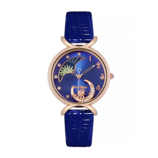 Orologio da donna Orologio di lusso Muovi Orologi al quarzo Luna per orologio da polso in pelle bracciale da donna Montre Femme 240318