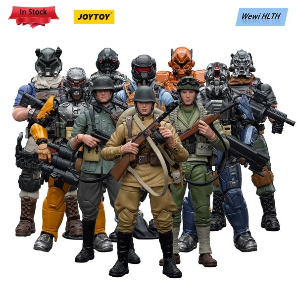 Joytoy 1/18 Aksiyon Figürü Yıllık Ordu Oluşturucu Promosyon Paketi ve WWLL Askerler Anime Koleksiyon Modeli 240328