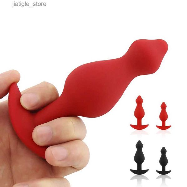 Outros itens de beleza de saúde silicone pênis falso plug plug fêmea feminina fêmea discador vaginal butplug para massageador masculino produtos adultos produtos y240402