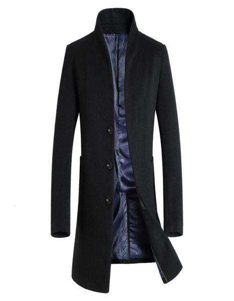 2020 neue Lange Wolle Mantel Männer Mode Pea Coat Jacke Wolle Mischungen Herbst Winter Jacken Herren Woll Mantel Plus Größe 5XL 6XL T206822802