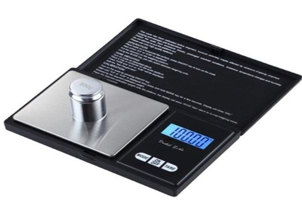 Escala de pesagem inteira Tamanho do bolso preto LCD eletrônico Digital Precision Scale Diamond Gold Balance Peso SC5506907