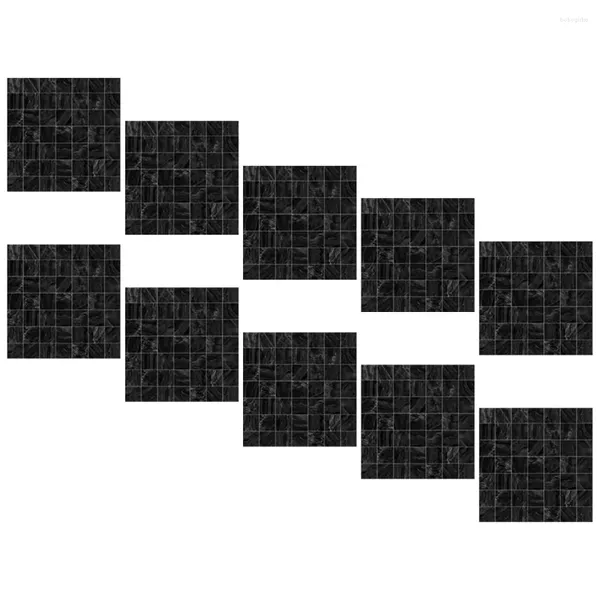 Papéis de parede 10 pcs adesivos de mosaico decalque