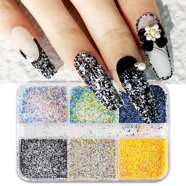 Fornecimento transfronteiriço de novo pó de glitter para unhas Exposição vermelha líquida outono e inverno vintage malha xadrez lã em pó joias para unhas