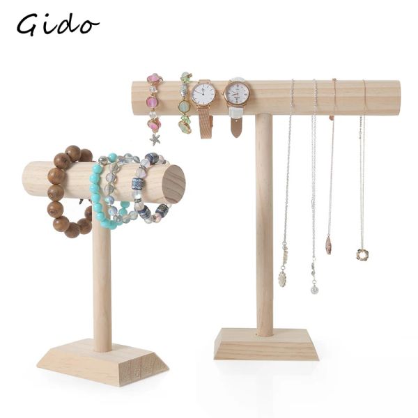 Fios de madeira portátil Bracelet Hard Chain TBAR RACK RACK STAND STAND PARA BALANÇA DE VISTAÇÃO DO CHARADO DO CHOLA HOME ORGANIZAÇÃO