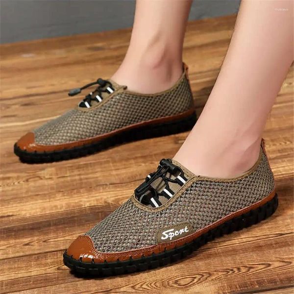 Lässige Schuhe graue runde Fußgröße 38 Männer Sneaker vulkanisieren Sommer wandeln