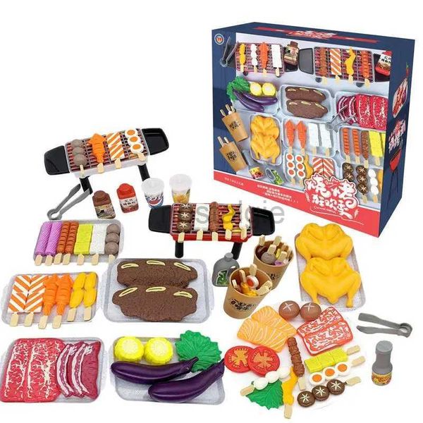 Küchen spielen Food Childrens Miniatur Food Kitchen Set Barbecue Toy ParentChild Play House Pädagogische Küche tun To Toy 2443