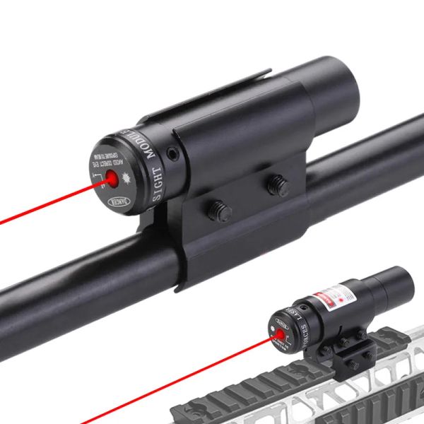 Zeiger rote Lasergewehrzubehör Infrarot kleiner Laserzeiger 20mm Kartenschlitzrohrklemme Jagdweite Rifle Rifle AR 15 Scope Red Dot Scope