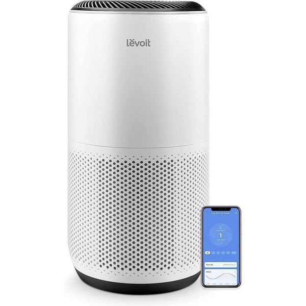 Smart WiFi Home Luftreiniger für 1980 m² - 3 -in -1 -Filter, Luftqualitätsmonitor, Auto -Modus - Fangen Sie Haustierhaar, Allergene, Rauch - Intelligente Technologie