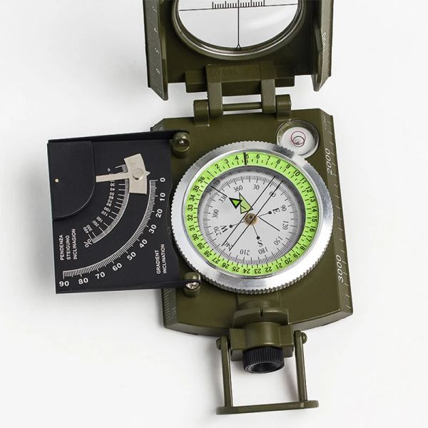 Compass Professional Compass Digital Navigation Camping Outdoor Sistmenting Compass Compass luminous Geology Compass Hucking Equipment Survival Tool