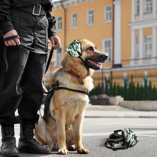 Dog Abbigliamento Abbigliamento Mumuci per le orecchie che cancellano i cani protezione per le orecchie silenziose e silenziose copertura regolabile