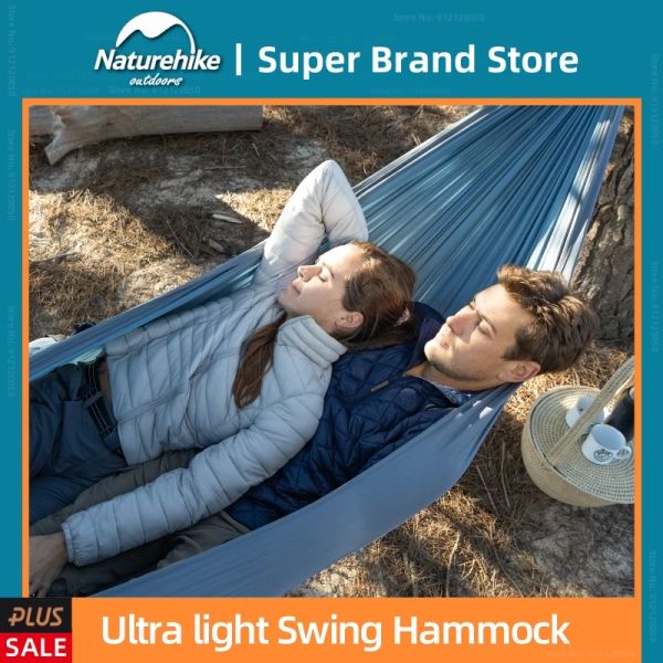 Artigo para mobiliário NATURIA HAMMOCK EQUIPAMENTO DE CAMPING EMPRENHO DE CAMPO DE CAMPO CAMPING CAMPING CAMPO CAMPO DE ROLUÇÃO PORTÁVEL ANTI -ROLOVER 200KG