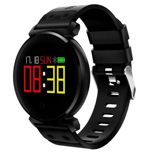 Bluetooth Smart Watch IP68 wasserdichtes Farbarmband Blut Sauerstoff Blutdruck Herzfrequenzmessung Smart Armbandwatch für iOS 4403003