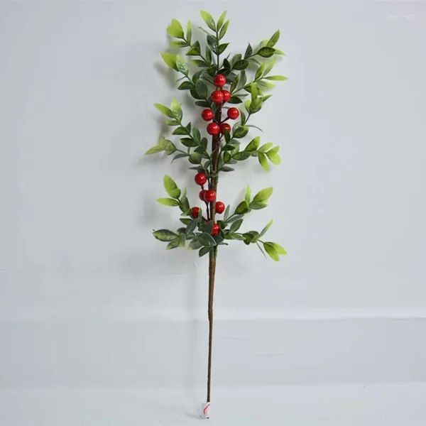 Fiori decorativi piante di fascio simulate per decorazioni per feste bouquet di Natale fatto di pinoli legno artificiale e decorazioni per pareti