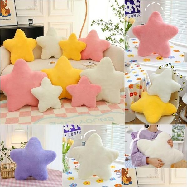 Фаршированные плюшевые животные Nordic Little Star Pillow Super Speat and Mitue P Toy Sleep Girl Girl Сердце Крем Цвет капля доставка игрушек подарки Oth4y