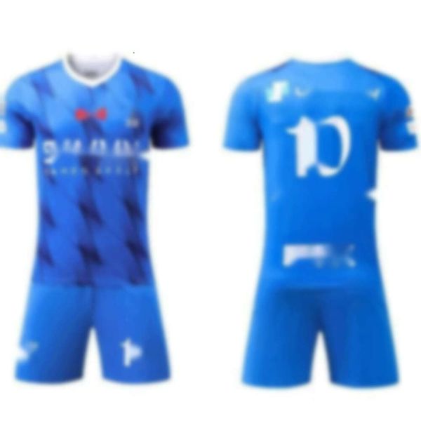 Футбольные мужские спортивные костюмы 23-24b Луна Home Blue №10 Nemar Football Jersey Set Set Digital Print