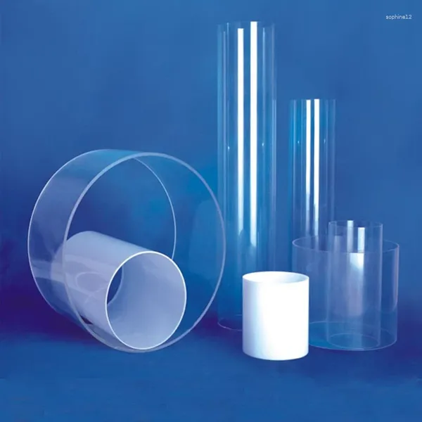 Vidros de vinho tubo de vidro de quartzo resistente a altas temperaturas forno tubo caldeira copo corrosão oco