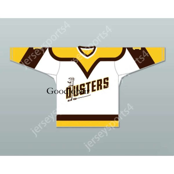 Gdsir Custom DUSTERS BRANCO RICK BINGHAMTON BROOME HÓQUEI JERSEY NOVO Top Ed S-M-L-XL-XXL-3XL-4XL-5XL-6XL