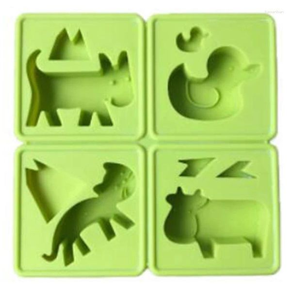 Stampi da forno animali decorazioni per la casa stampo aroma fai -da -te stampo in silicone gesso in gesso per verde a ciondolo verde