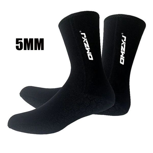 Accessori 5 mm Stivali da immersione in neoprene calze da nuoto per adulti calzini da spiaggia calda non colpi di spiaggia uomini e donne sport sport surf calzini da immersioni