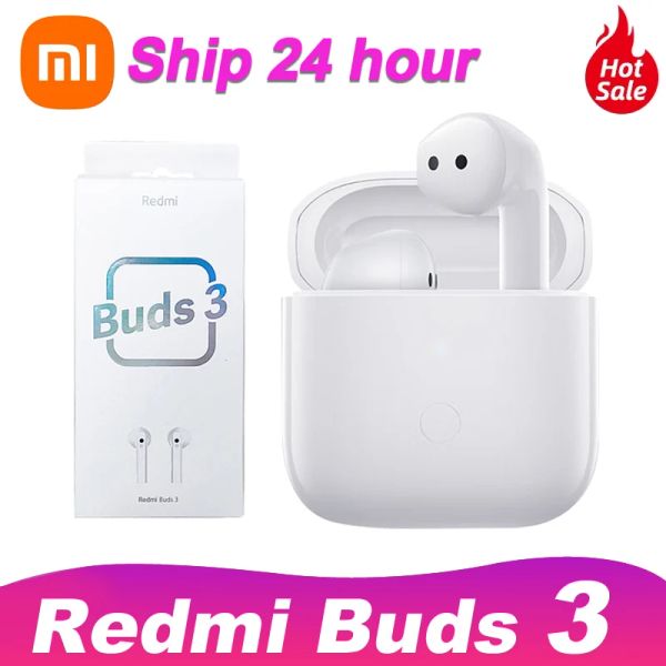 Cuffie Originali Xiaomi Redmi Buds 3 Earbù Musica Bianca Earphone Bluetooth Wireless Bluetooth Doppi Mic Cuffie Sport Cuffie Buds 4 Pro